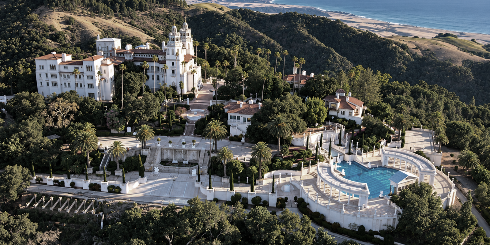 Architectural Highlights of San Luis Obispo County: Hearst Castle San Simeon CA